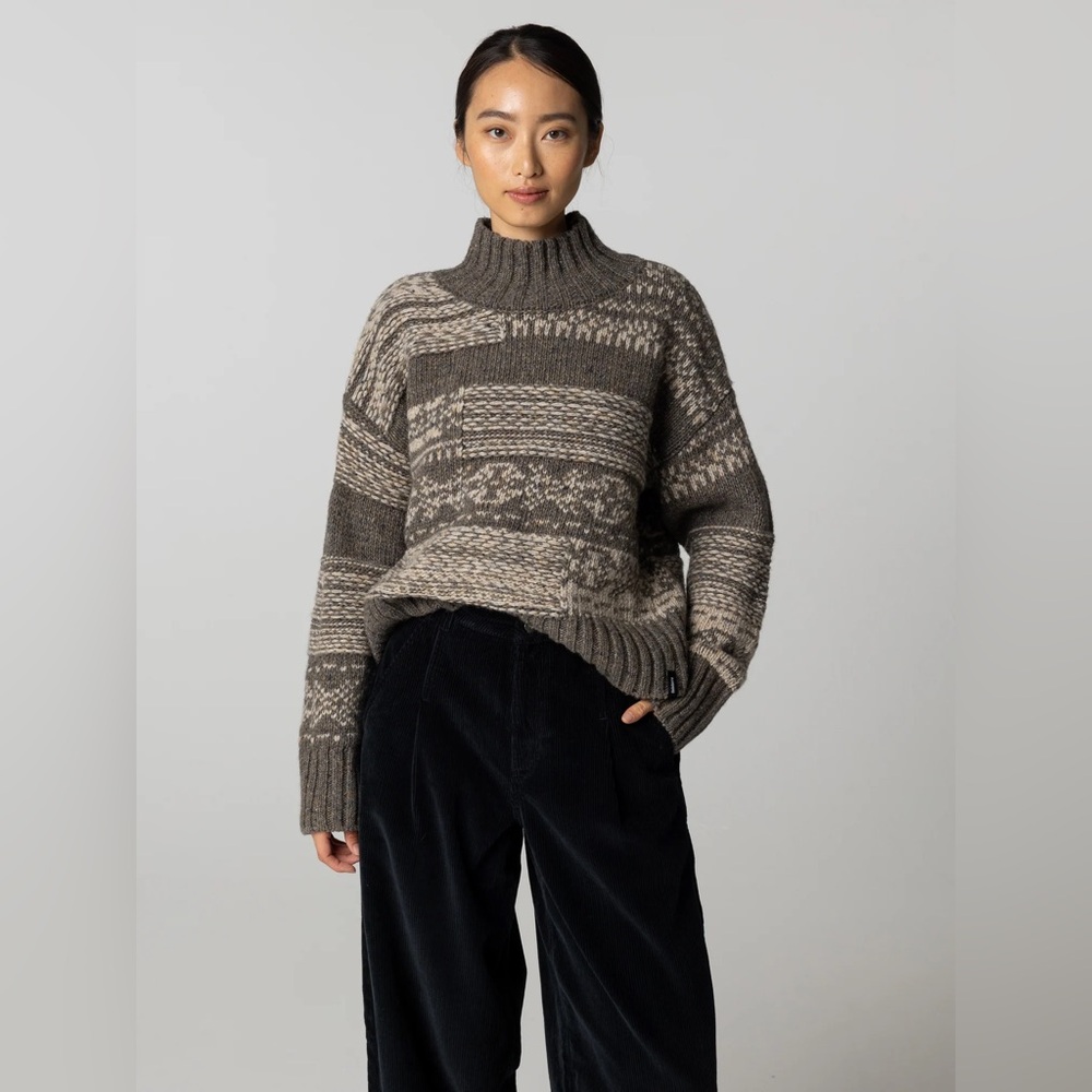 NWOT Finisterre Idless Broken Fair Isle Sweater Women’s US Size 8 (≈Medium)